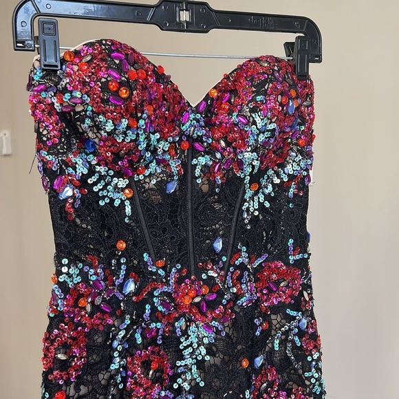 Embellished Cocktail Dress - Picture 2 of 7